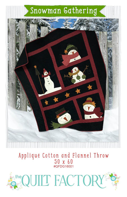 Snowman Gathering From The Quilt Factory by Deb Grogan - PAPER/PRINTED