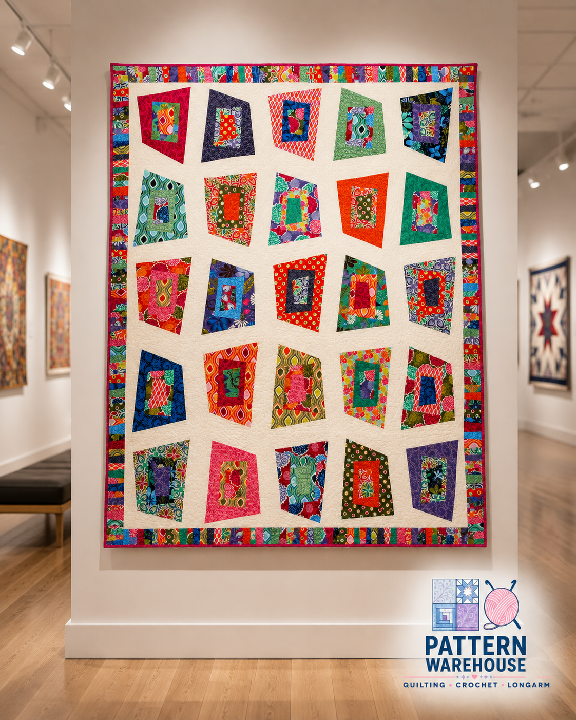 #153 Helter Skelter From Abbey Lane Quilts Quilt Pattern By Janice Liljenquist and Marcea Owen - PAPER/PRINTED