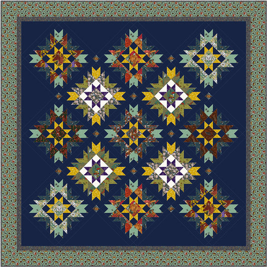 Countryside Night Quilt From Free Spirit By Club Hauer - FREE DIGITAL