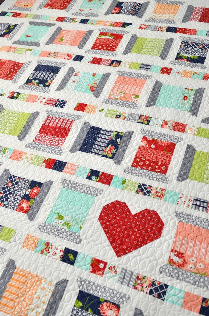 #213 Spools 2 From Thimble Blossoms By Camille Roskelley - PAPER/PRINTED