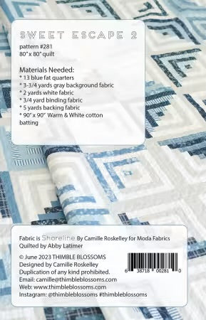 #281 Sweet Escape 2 By Camille Roskelley From Thimble Blossoms - PAPER/PRINTED