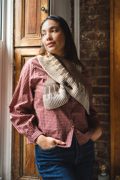 Short Row Scarf (Knit) From Lion Brand Yarn. - FREE DIGITAL