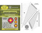 Fat Robin 16 Point Mariner's Compass Book and Ruler Combo From Robin Ruth Design By Robin Long - PAPER/PRINTED W/ RULER