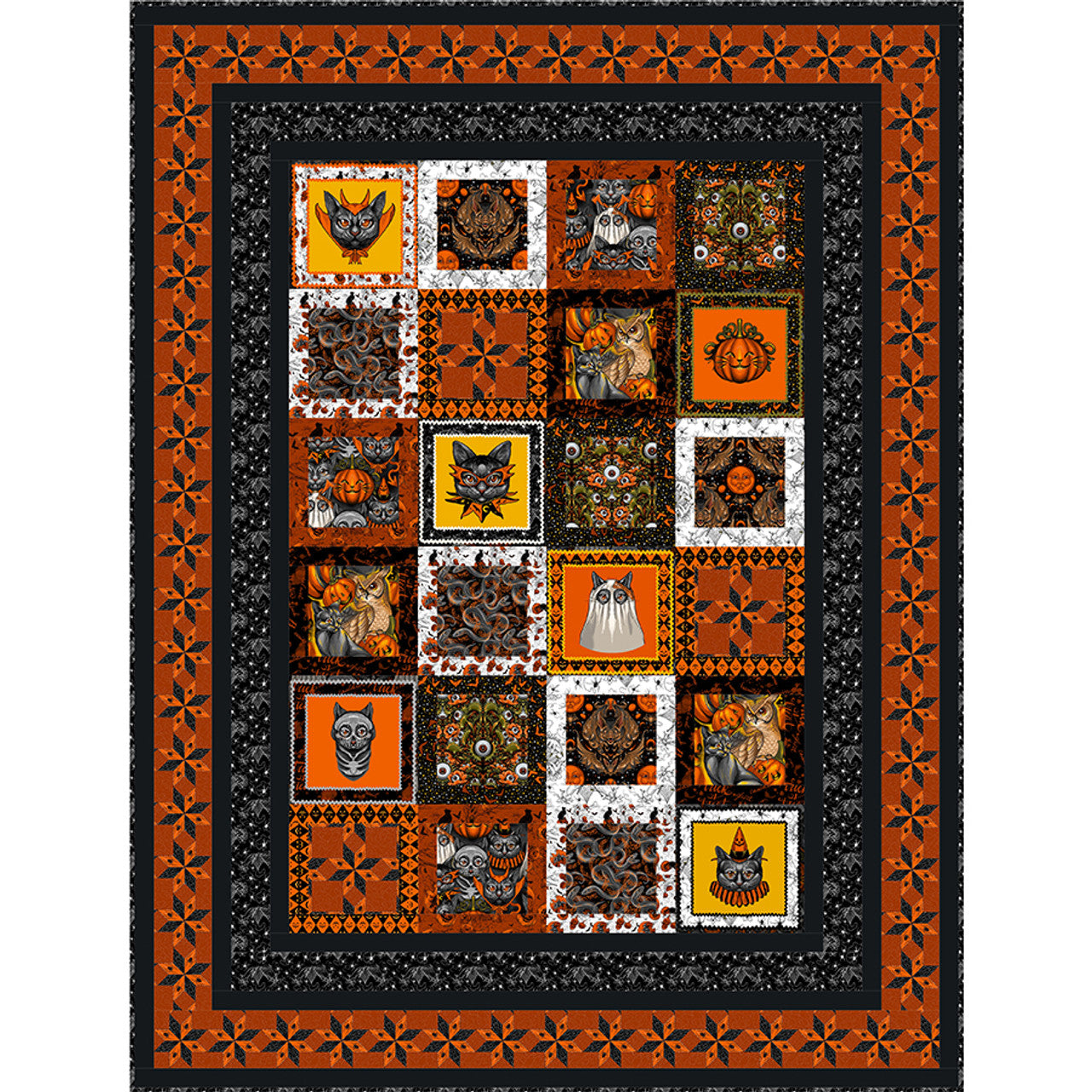 The Spooky Bunch Quilt From Free Spirit By Club Hauer - FREE DIGITAL