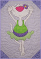 Tippy Toe Kitty (Block Five of Ballerina Kitties) From Amy Bradley Designs - PAPER/PRINTED
