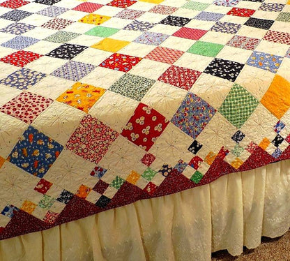 #415 Diamond Patch Pattern From Pleasant Valley Creations By Diana Beaubien - PAPER/PRINTED