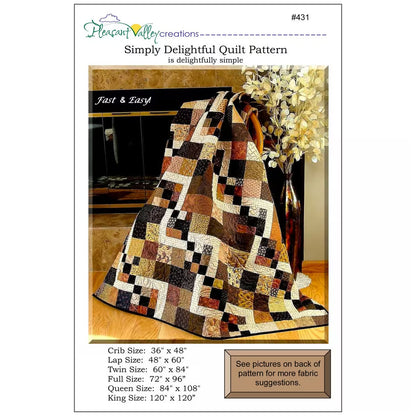 #431 Simply Delightful Pattern From Pleasant Valley Creations By Diana Beaubien - PAPER/PRINTED